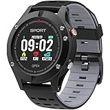 Smart Watch Fitness Tracker, 1.3 inch OLED Display Touchscreen, Waterproof Outdoors Sport Watch for iOS and Android, Heart Rate Monitor/Altimeter/Pedometer