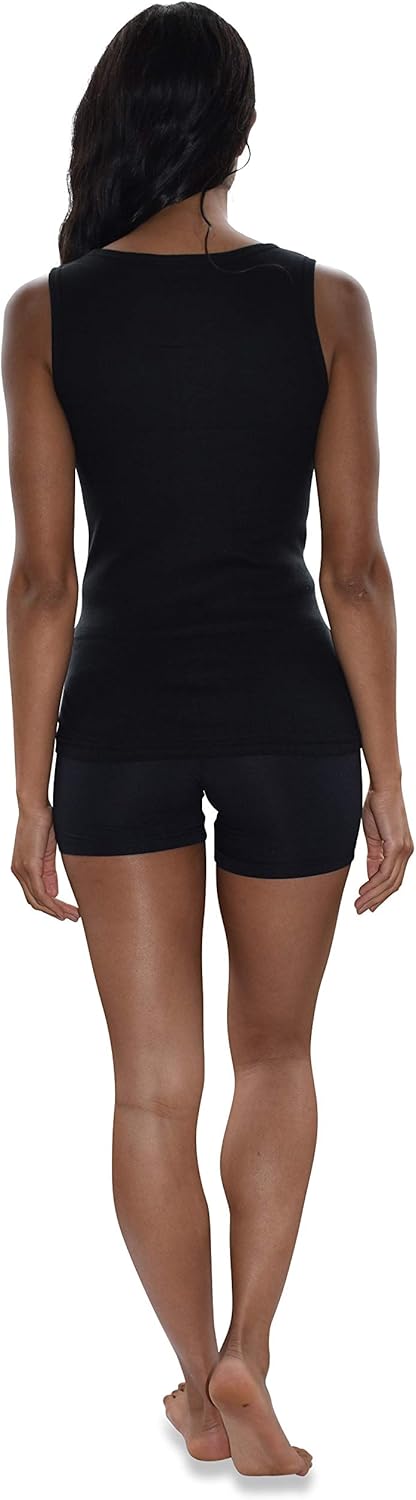 Sexy Basics Tank Tops for Women, 6 Pack & 12 Pack Cotton -Flex Tank Tops at  Women’s Clothing store