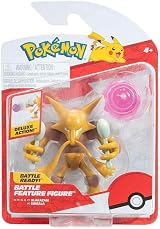 Pokémon Alakazam Battle Feature Figure 4.5-Inch Battle Ready with Psychic Blast view 4