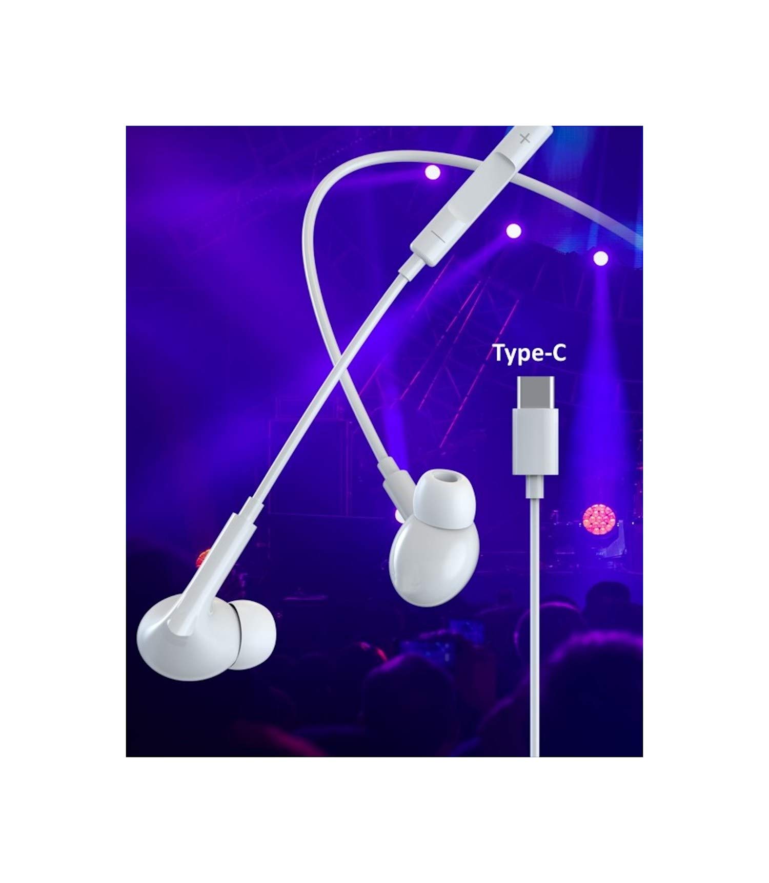 Devia Pro earphones wired Type-C connector and remote controls