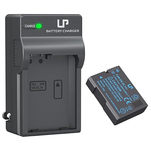EN-EL14 EN EL14a Battery Charger Pack, LP Charger Compatible with Nikon  D3500, D5600, D3300, D5100, D5500, D3100, D3200, D5200, D5300, D3400, DF, 