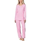 PajamaGram Pajamas For Women - Womens PJ Sets, Pullover Top, 100% Cotton