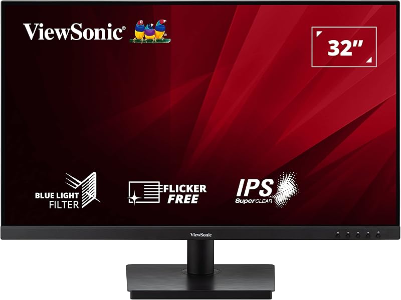 ViewSonic VA3209-MH 32 Inch Frameless IPS Monitor Full HD 1080P 75Hz