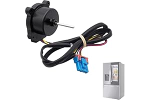 GESLEBEN EAU65058502 Refrigerator Condenser Fan Motor Fit for LG LRMDS3006S LMWS27626S LFXS26596S LFXS28968S Freezer Replace EAU65058501 AP7178309 PS16662422 EAP16662422 Evapoartor Fan Motor