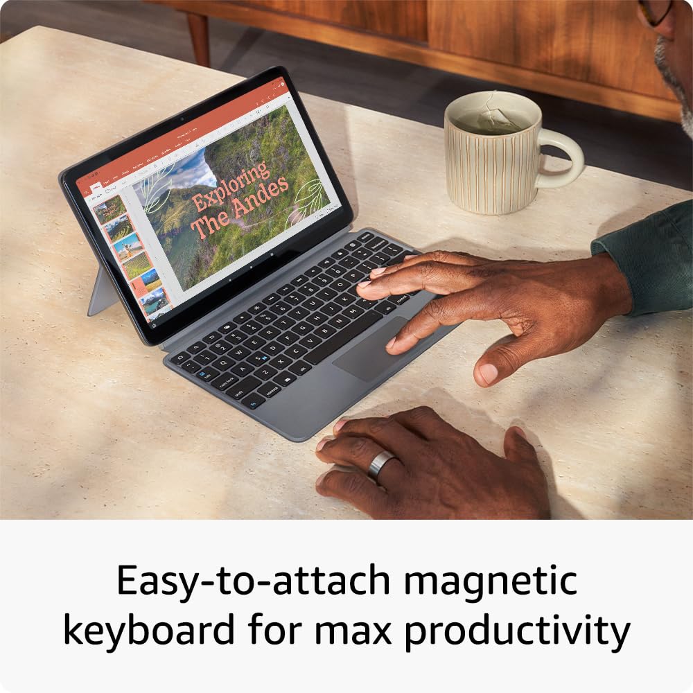 Amazon Fire Max 11 tablet productivity bundle with Keyboard Case, Stylus Pen, octacore