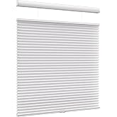 MYshade Top Down Bottom Up Shades Light Filtering Shade Cordless Blinds for Indoor Windows Honeycomb Cellular Sheer Window Blinds &amp; Shades Easy to Install 36" W X 72" H (White)