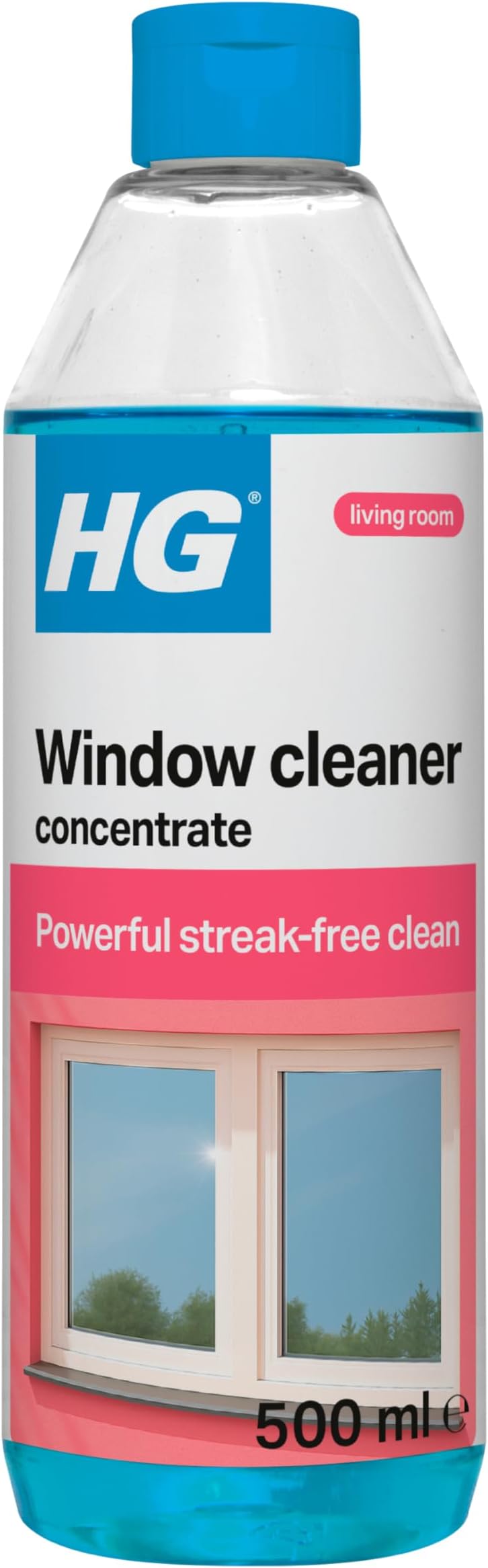 HG Window Cleaner Concentrate 500ml Professional Streak-Free Shine