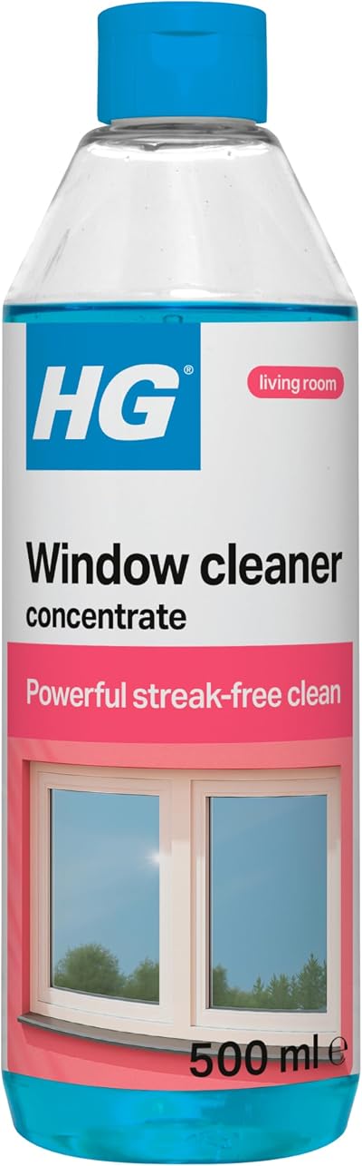 HG Window Cleaner Concentrate 500ml Professional Streak-Free Shine