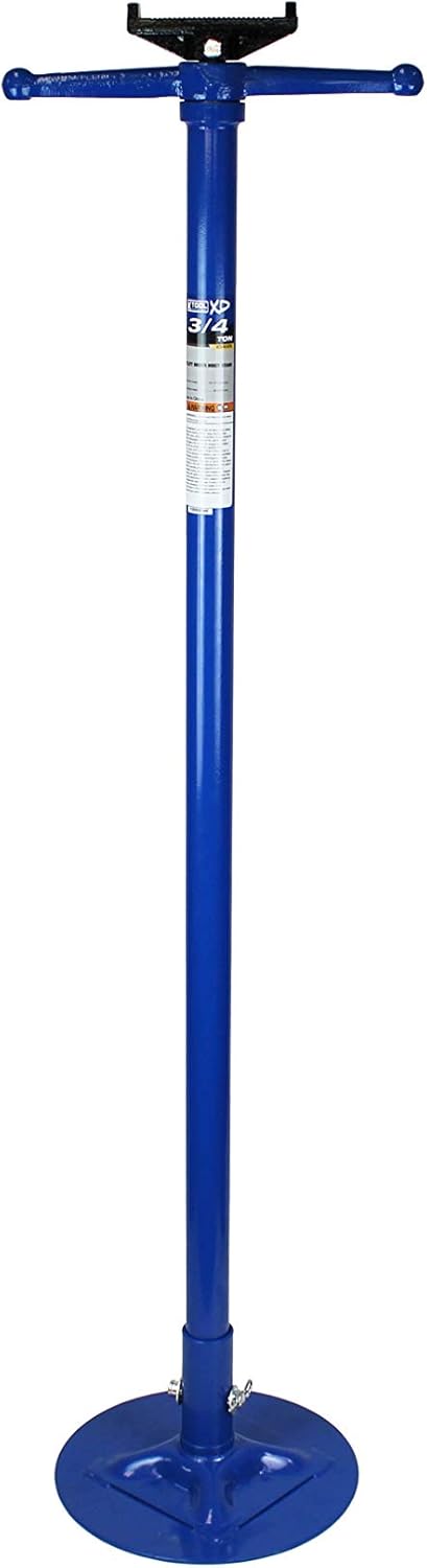 K Tool International Utility Underhoist Support Stand XD, 3/4 Ton Capacity, Large Base, Spin Handle KTI61076: Automotive