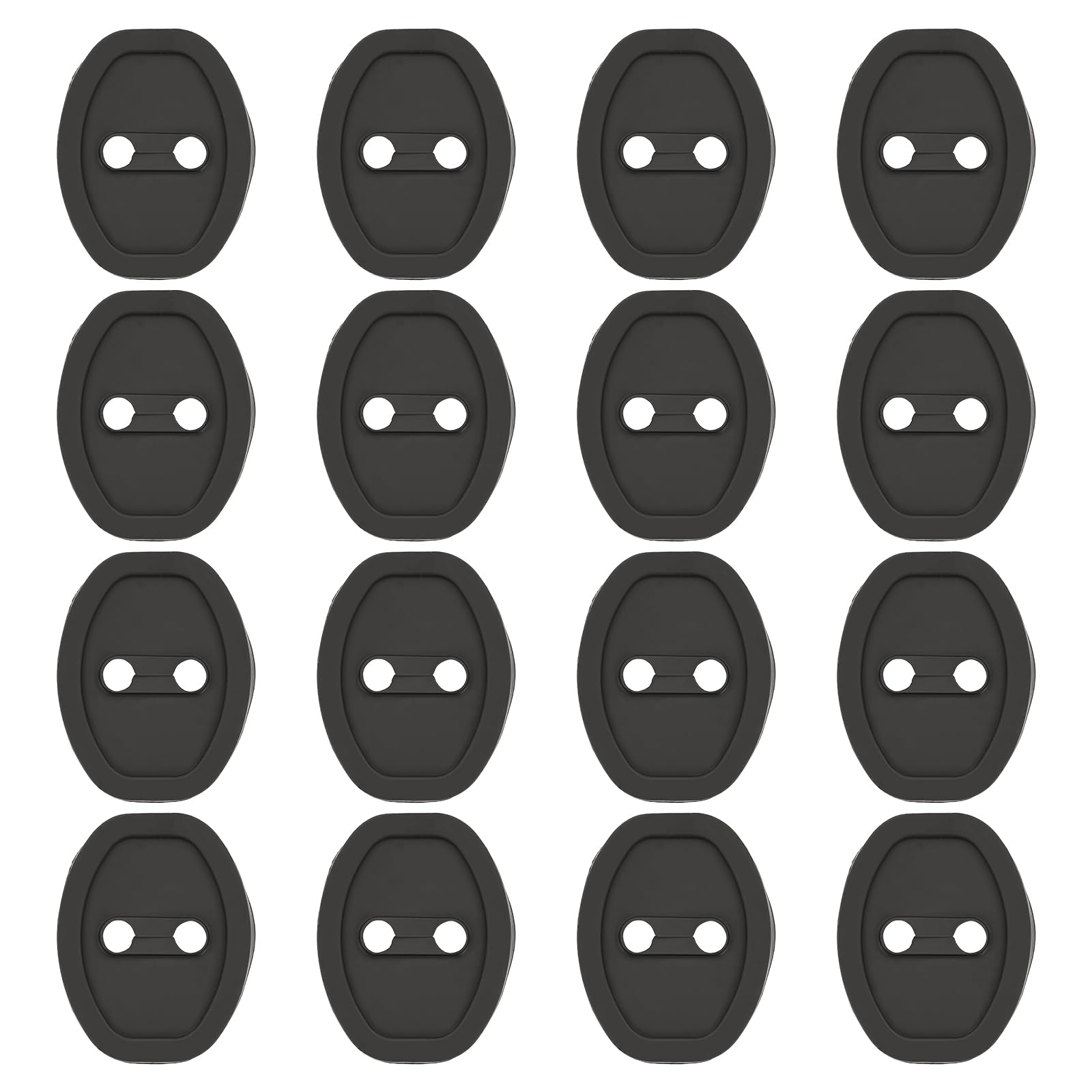 Photo 1 of 12 Piece Universal Silicone Car Door Latch Covers car Door Latch Cover - with Premium Quality and Easy Installation Trim Decoration Accessories for Most Car, SUV, Truck