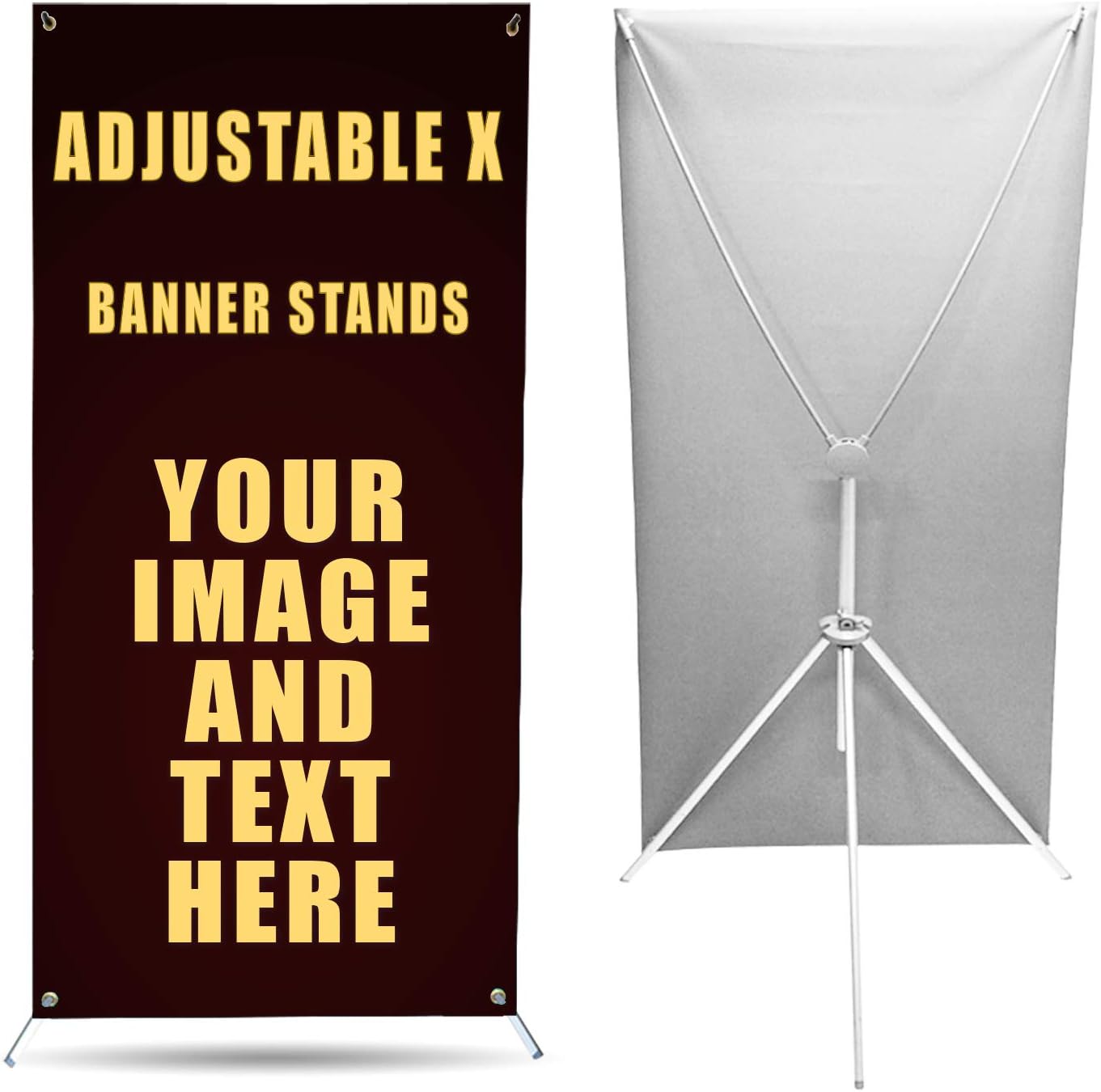Amazon Com Banner Buzz Make It Visible Adjustable X Banner Stand