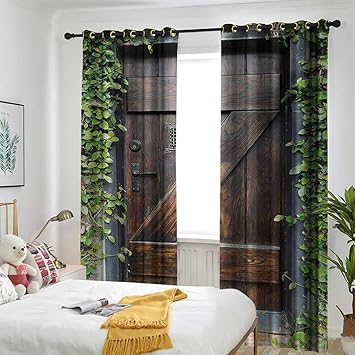 Amazon Com One1love Rustic Decor Blackout Curtain Small Spanish