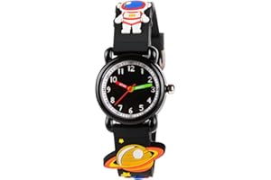 Venhoo Kids Watches Analog 3D Cartoon Waterproof Sport Children Toddler Wrist Watches Gifts for 3 4 5 6 7 8 9 10 11 12 Ages Girls Little Boys Child