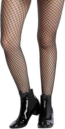 Amazon.com: Black Medium Fishnet Tights 