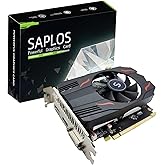 SAPLOS Radeon RX 550 Graphics Card, 4GD5, 128-Bit, DisplayPort DVI-D HDMI, PC Video Card Gaming, Computer GPU, DirectX 12