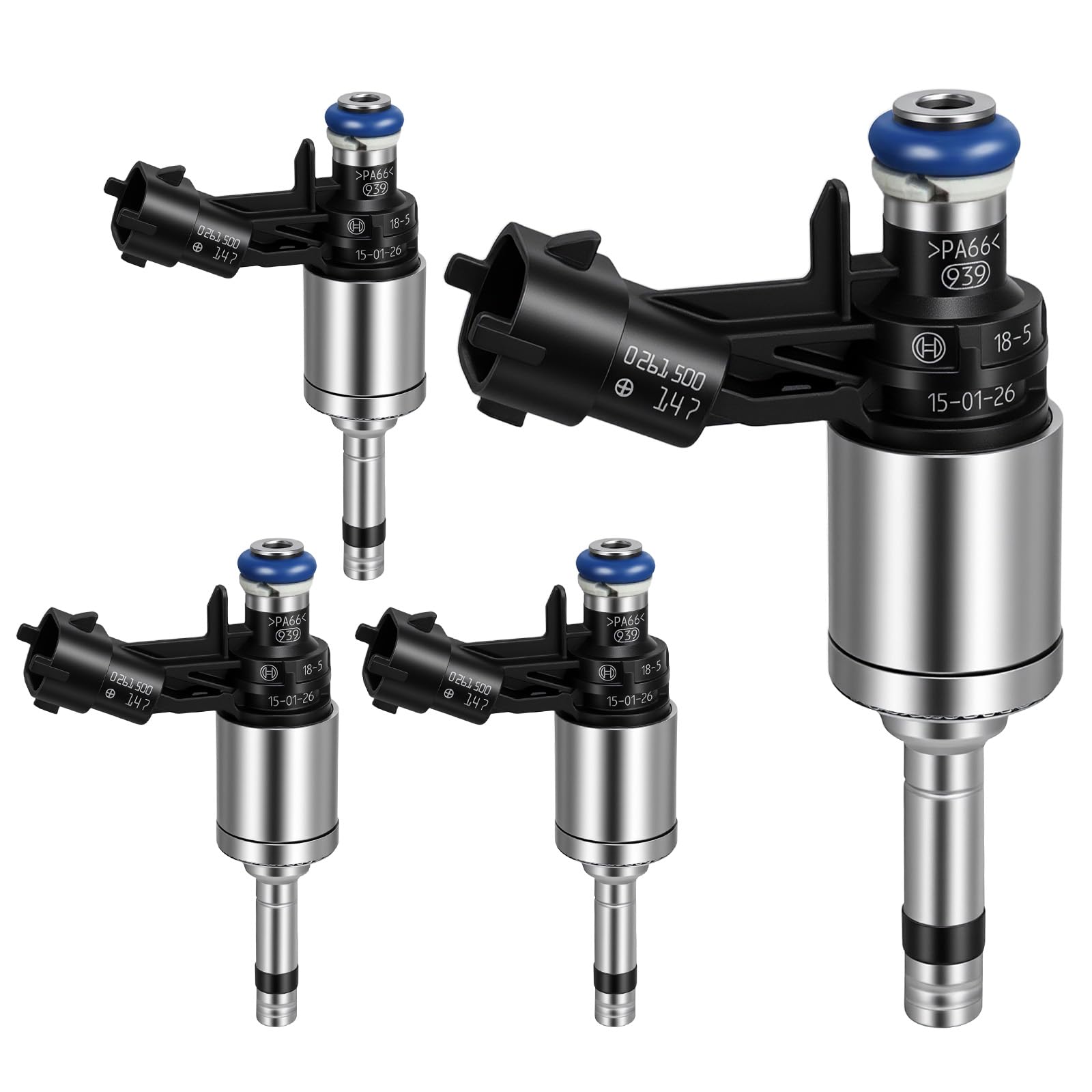 Photo 1 of 2012-2018 4Pcs Fuel Injectors Compatible for Ford Focus Edge Escape Explorer Fusion Taurus, for Lincoln MKC MKZ MKT, for Land Rover Discovery Sport LR2 Range Rover Evoque, 2.0L L4 Replace BB5Z9F593B