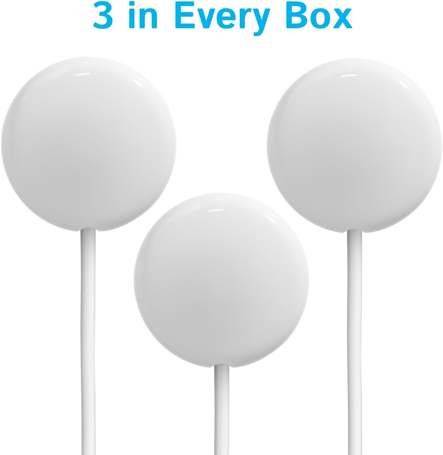 Clingless Curtain Keeper Round White Stop Shower Curtain Liner