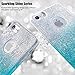 iPhone 8 and iPhone 7 Case, ZUBA [Sparkling Shine Series] Ultra Slim Glitter Bling Crystal Shock Absorbent Hybrid Case Cover for Apple iPhone 8 and Apple iPhone 7 with 1 Ring Holder Kickstand [Teal]