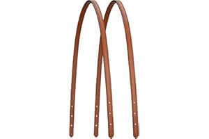 A ALLZEDREAM ALLZEDREAM Microfiber Leather Purse Strap Replacement Tote Bag Handbag Shoulder Handles 2 Pcs, Brown, 1.8cm