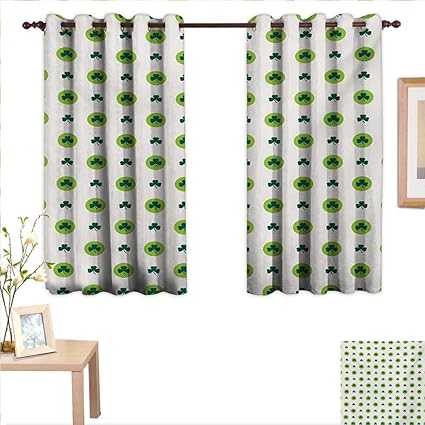 Amazon Com Martindecor Floral Customized Curtains Clover Flowers