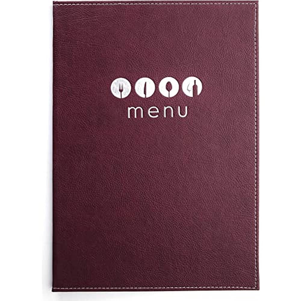 Lacor 28001 Isabelle Collection Menu Cover, Size A4, Wine