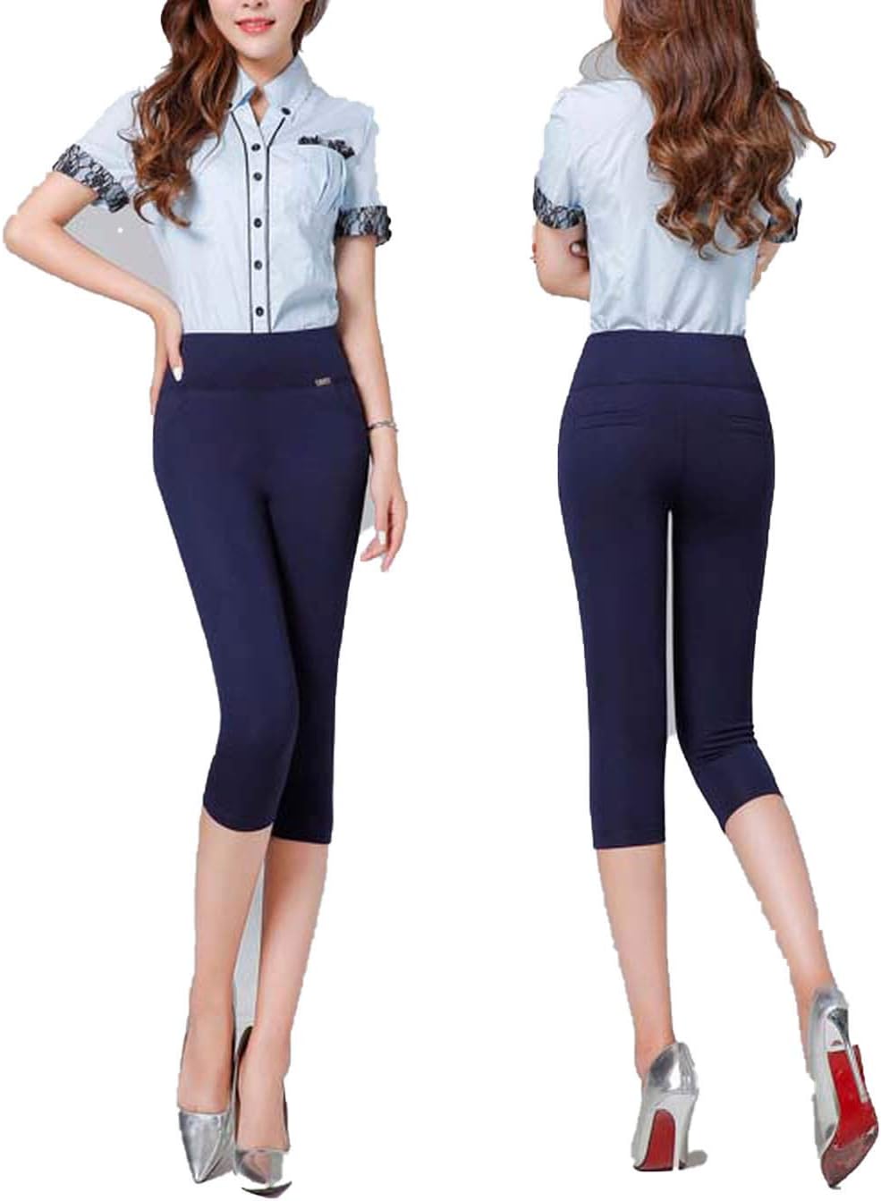 Fresh house S-6XL Winter Warm 2018 high Elastic Waist Casual Pencil Pants