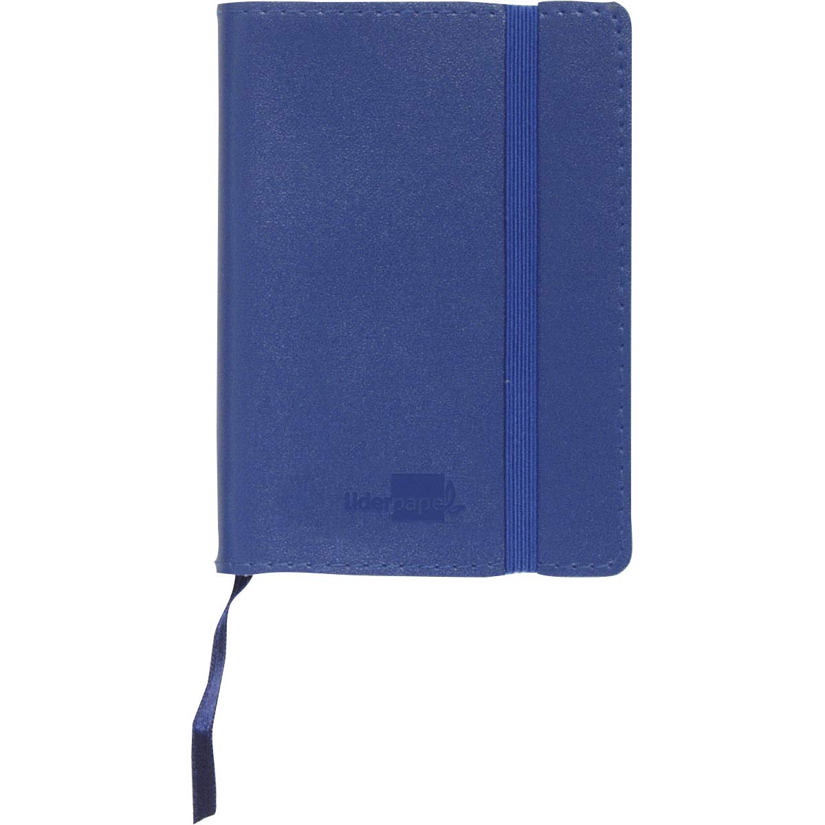 Liderpapel LD09 Simil Leather Notebook A6 120 Sheets 70 g/m² Blue Index