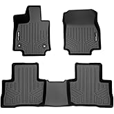 SMARTLINER Custom Fit All Weather 2 Row Floor Mats Liner Set Compatible with 2021-2024 Toyota Venza