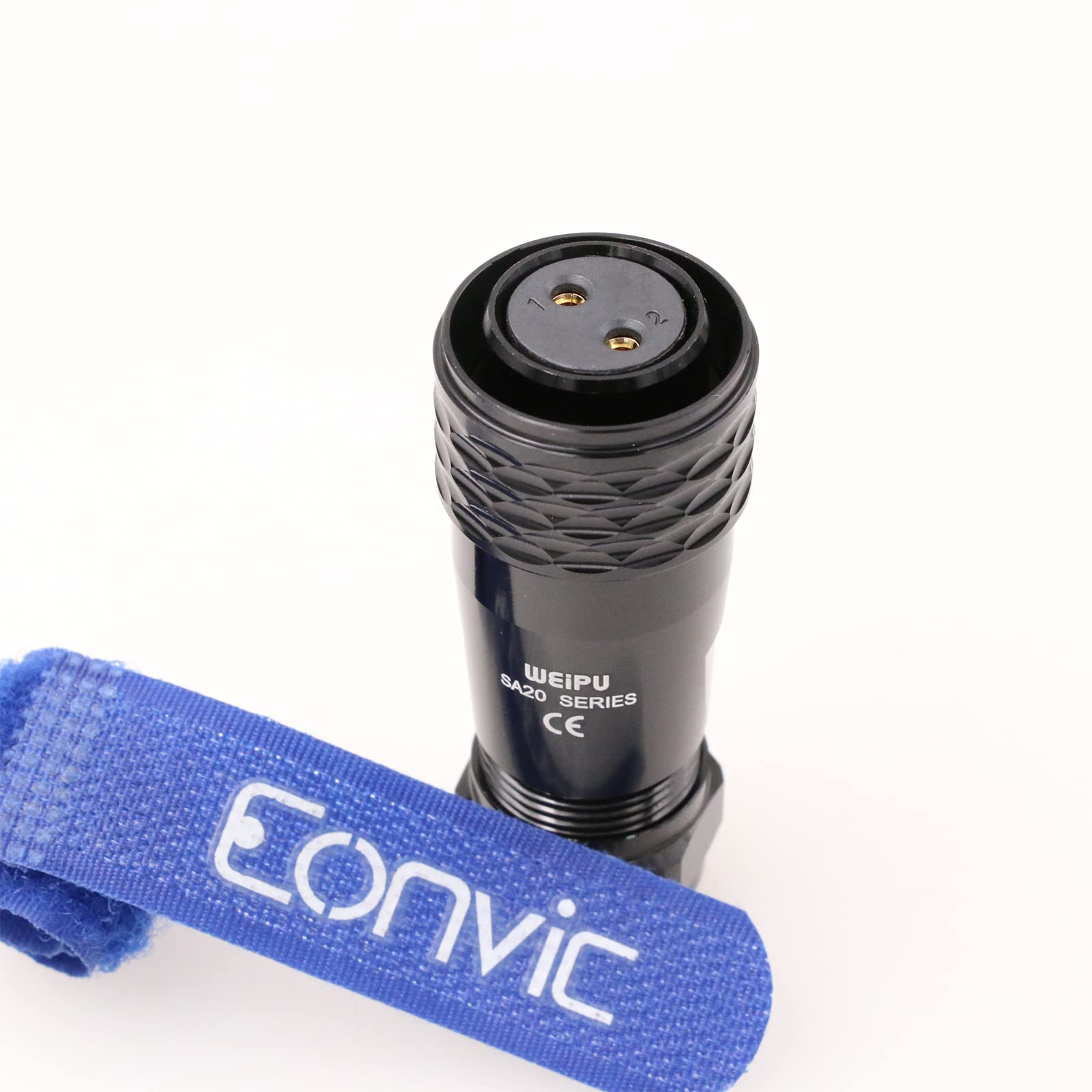 Eonvic WEIPU SA20 2Pin Waterproof Connector BLUETTI AC200P Aviation Circular Connector Push Pull Female 2pin Electrical Connector — image 1