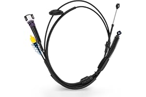 CZPPIF Gear Shifter Cable 12477640 Fit for Chevy Silverado GMC Sierra 1500 2500 3500 Classic 1999-2007, Automatic Transmission Gearshift Control Cable 2 PCS