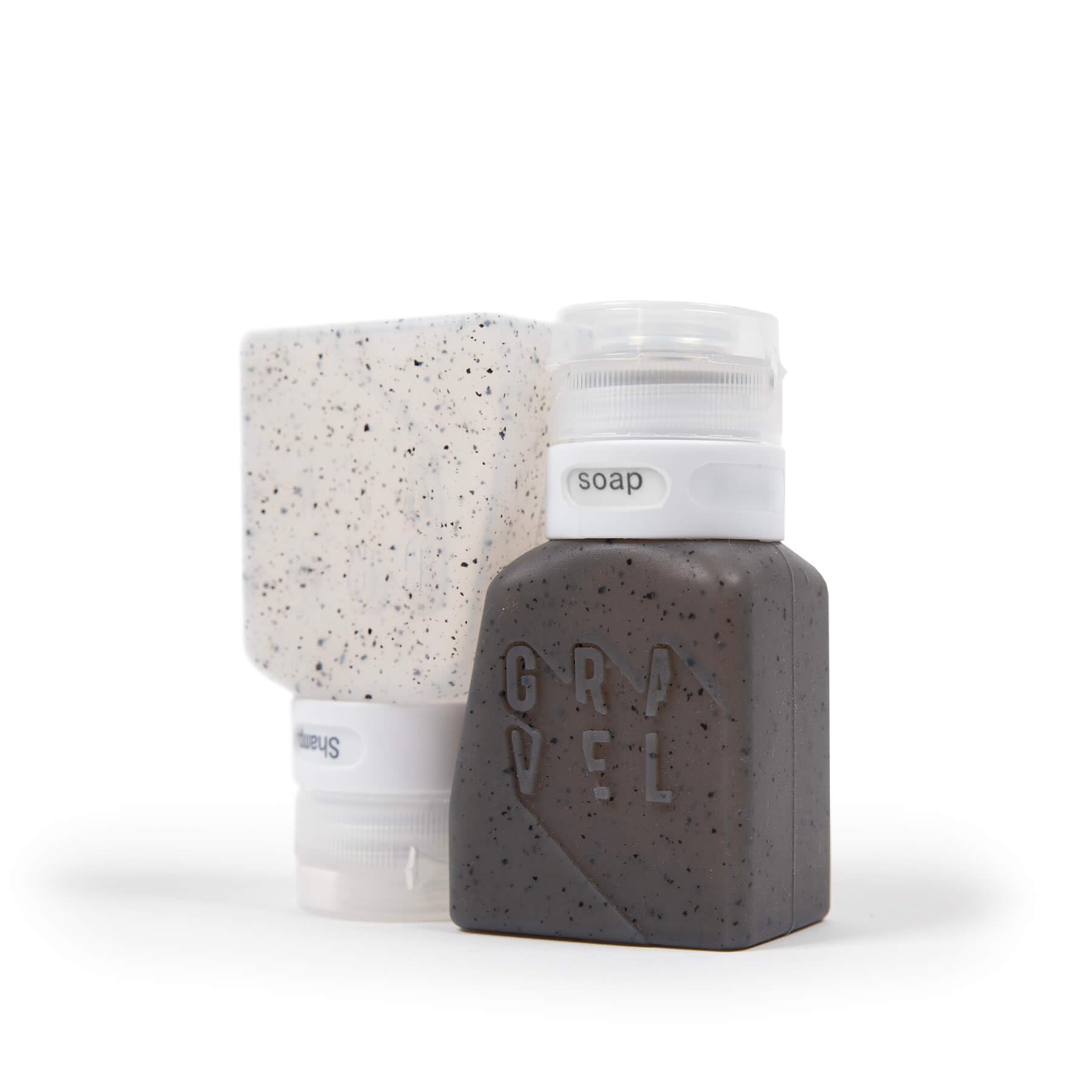 Gravel TSA Approved Travel Bottles – Leakproof, BPA-Free, Compact Toiletry Containers (4-Pack, 3oz)