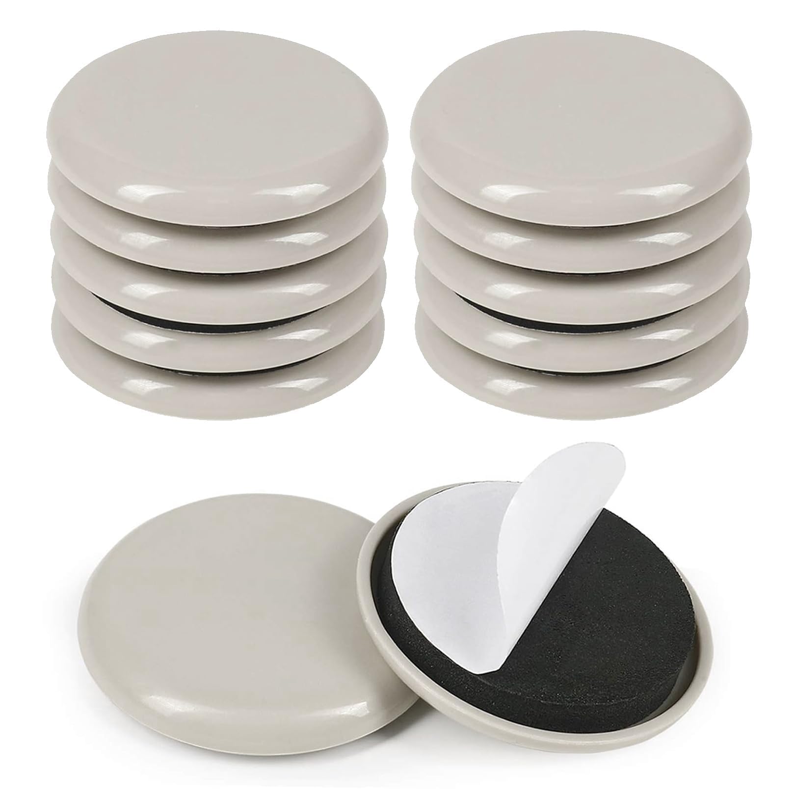 12 Pcs Washing machine slider,Furniture sliders for heavy items,Carpet slider,For protect carpets,And heavy objects on the hard floor,Relieve pressure on the floor,Easily slide furniture anywhere