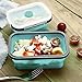 Collapsible Silicone Food Containers Storage 4 Pack Lunch Bento Box with Lid for Camping, Hiking, School CP012