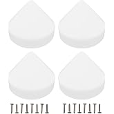 JSP Manufacturing 4 Pack Cone Marine Dock Piling Caps Now with More UV Protection 10+ Years Made in the USA, Dock Pylon Cover Caps for Marine Boat Docks, Floating Docks, Piers