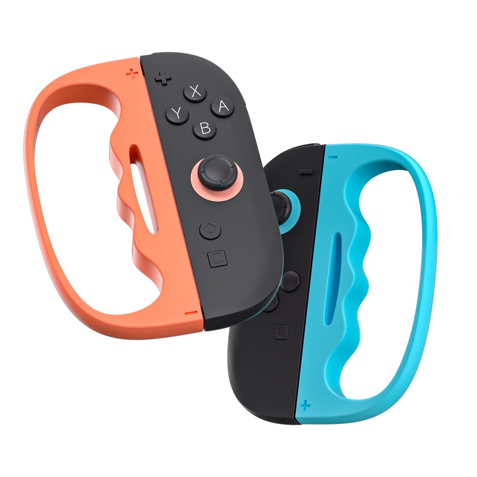 ECHZOVE Switch 2 Boxing Grips for Fighting Games–Ergonomic Handle for Better Control & Comfort, Perfect for Switch 2 Boxing Games, Must-Have Switch 2 Accessories for Joy-Con Controllers(Blue)