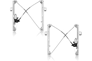 OVANOH Pair Front Driver & Passenger Power Window Regulator w/Motor Compatible for Chevy Silverado Tahoe Suburban Avalanche Cadillac Escalade GMC Yukon Sierra 2000-2006 Left & Right Side Set of 2