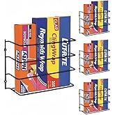 Evelots Kitchen Wrap Organizer - 4 Pack - Hold up to 4 Plastic, Foil, Paper, Wax - Cabinet Door, Wall Rack Basket - Sandwich, Freezer, Food Bag Storage - Laundry Supplies - Black
