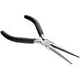 SE Professional Quality Needle Nose Pliers - Mini Precision Jewelry Pliers - 6inch Craft Tool - LF01