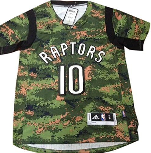 Raptors 10 Derozan Canada Flag Camo Jerseys Size-XL