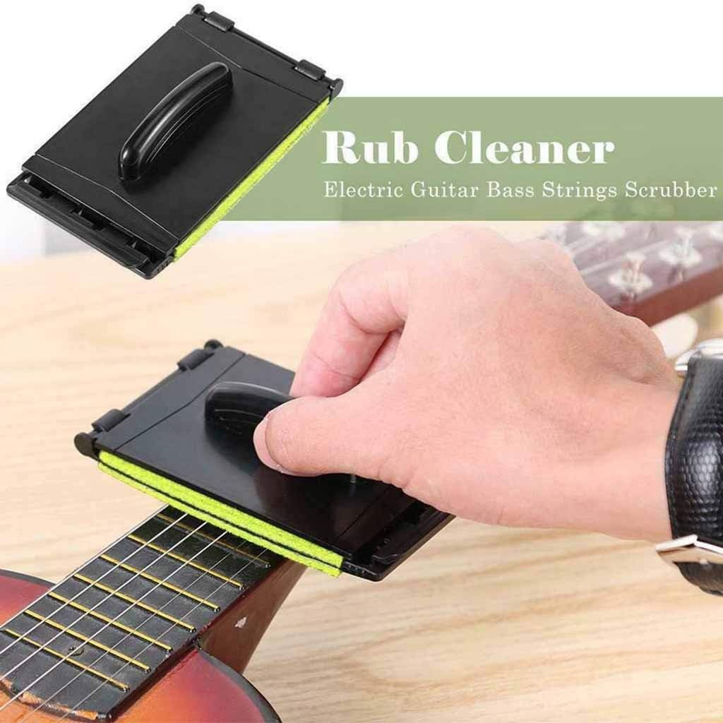 FunDiscount String Cleaner for Guitar, 360 Degree Bass