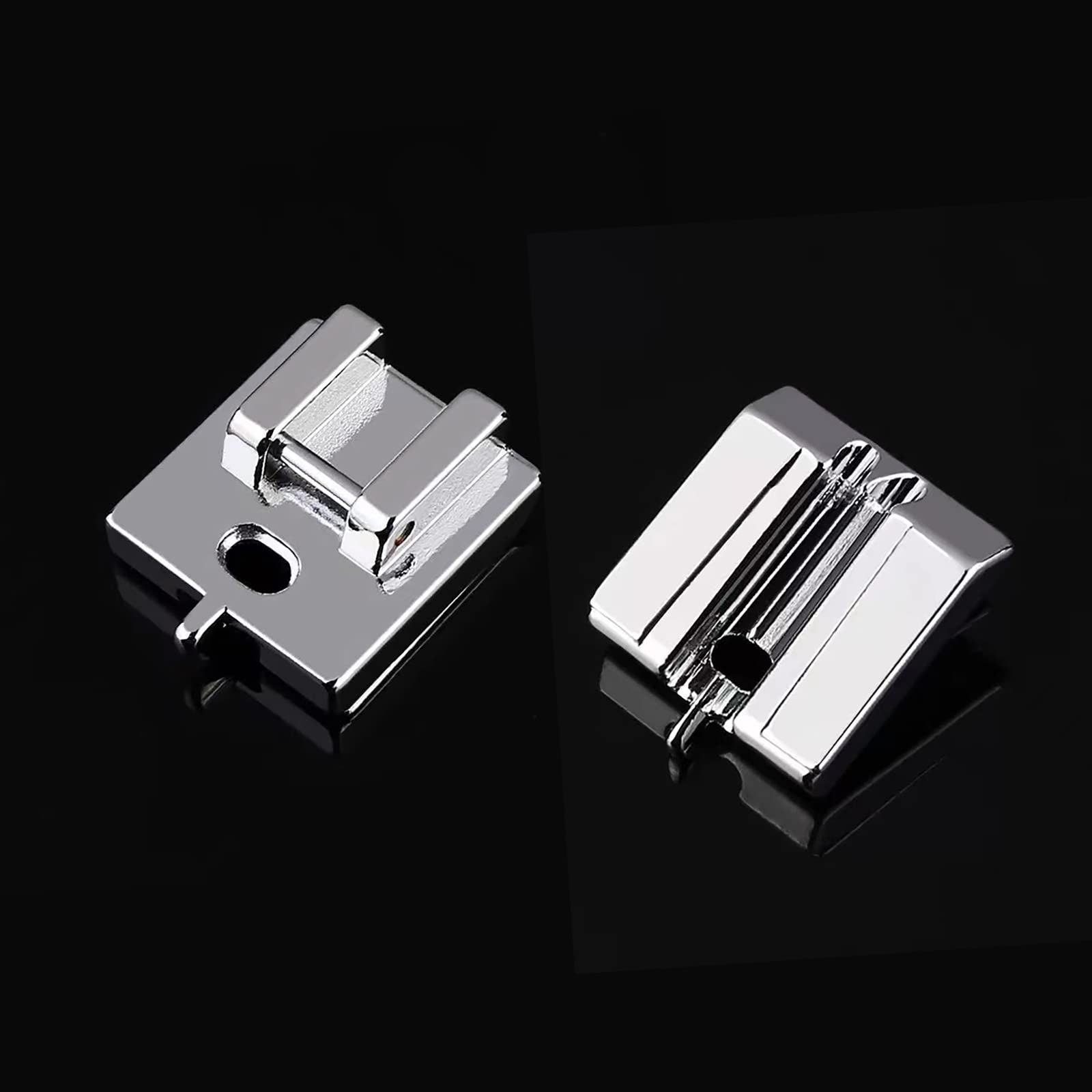 TISEKER 3 Pieces Concealed Invisible Zipper Presser Foot for Sewing Zippers for All Low Shank Snap-On Singer, Brother, Babylock, Euro-Pro, Janome, White, Juki, Simplicity, Elna Sewing Machines