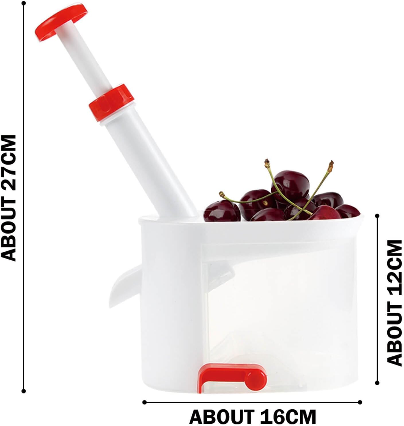 Amazon Com Cherry Seed Remover Machine Cherry Pitter Stone Picker Cherry Corer With Container Kitchen Gadgets Tools Accessories Kitchen Dining