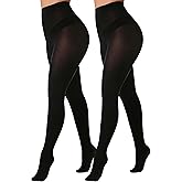 VEBZIN All-matching Women's 80 Denier Tights, Soft Opaque Tights for Women