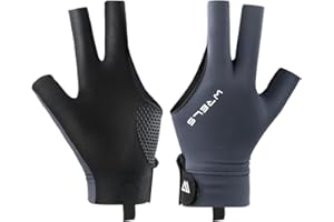 WRELS Billiard Pool Gloves for Left or Right Hand,1 PCS Snooker Cue Sport Glove for Women and Men