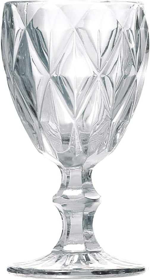 Conjunto de taças de vidro para vinho Diamond Lyor 