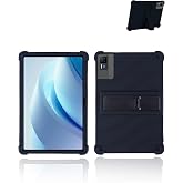 for DOOGEE U13 Android 16 Tablet,13" 2.5K Ultra Clear Display Tablet Model Case,UYRUREL Soft Silicone Adjustable Stand Cover Lightweight Kids Friendly,Black.