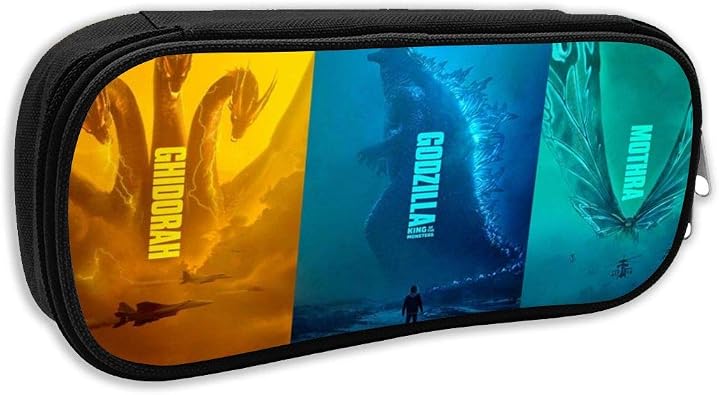 Amazon ペンポーチ Godzilla ゴジラ 8 学生用 おしゃれ ペン入れ 多用途の 成人祝いプレゼント 新しい年号 贈り物 プレゼント 化粧ポーチ 学生用 文具ケース 入園 男女兼用 オフィス用品 ペンケース Bingfone シューズ バッグ