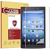 Fire HD 10 Glass Screen Protector, OMOTON Tempered Glass Screen Protector for Fire HD 10 (2015 Released) with [9H Hardness] [Crystal Clear] [Scratch Resist] [Bubble Free Install]