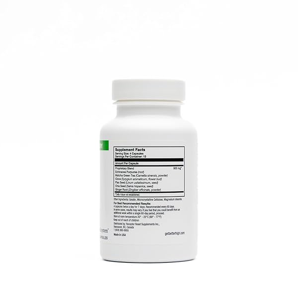 ODII BETTER HIGH CLEANSE DETOX 900 MG FOCUS ENERGY SUPPORT IMMUNE SYSTEM INFLAMMATION RELIEF DIGESTIVE HEALTH CAPSULES FOR MEN AND WOMEN – BOOST VITALITY AND FEEL YOUR BEST!