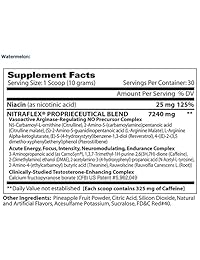 Gat Nitraflex clínicamente probado, aumento de testosterona para antes de entrenamiento,...